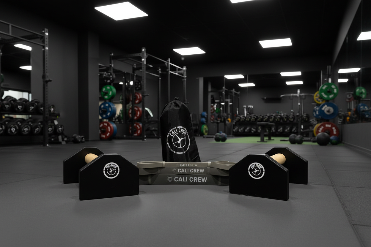 Simplistic Parallettes + Resistance Band 3-pack